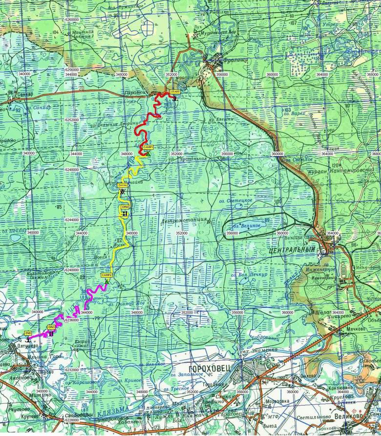 Карта фролищи нижегородская область